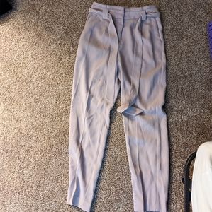 Express Paper Bag High Rise Ankle Trousers